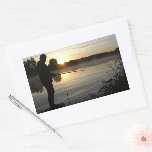 Angler morning sticker (Envelope)