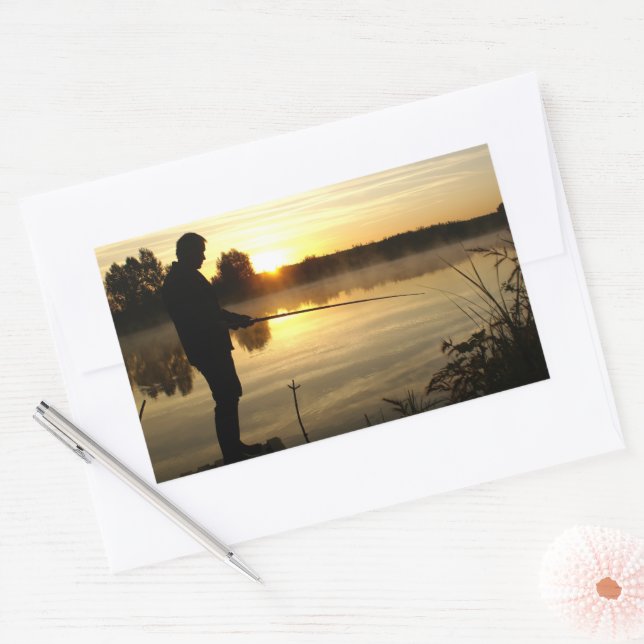 Angler morning sticker (Envelope)
