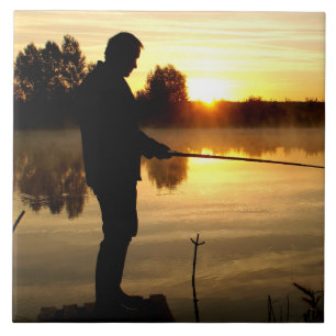 Angler morning tile