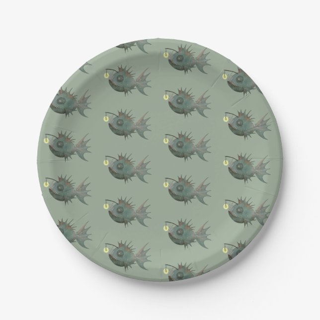 angler  paper plate (Front)