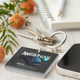 Anglerfish is My Spirit Animal - Dark Sea Predator Keychain