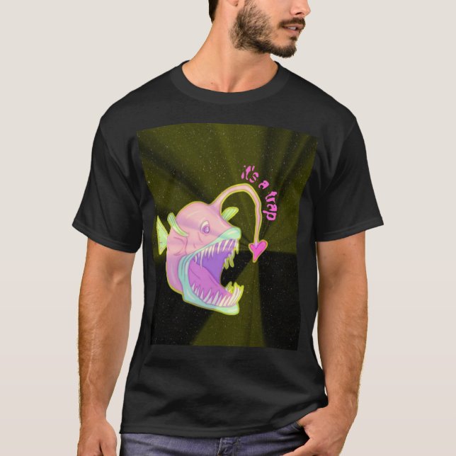 Anglerfish Love Trap T-Shirt (Front)