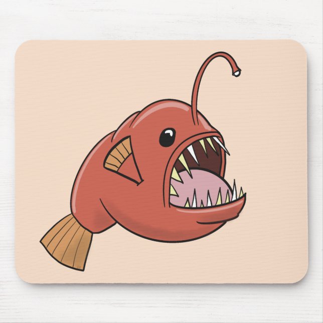 Anglerfish Mouse Pad (Front)
