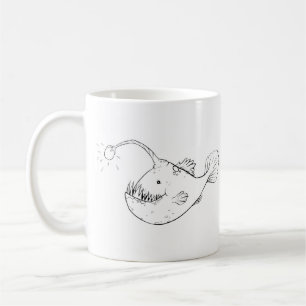 Anglerfish Mug- Deep Sea Angler Fish Coffee Mug