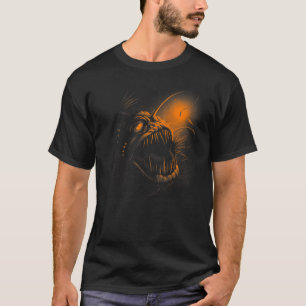 Anglerfish Sea Creatures Angler Deep Sea Monster T-Shirt
