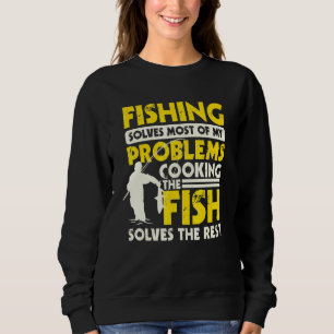 Anglers And Cook Spell Design Fish Cook Sweatshirt