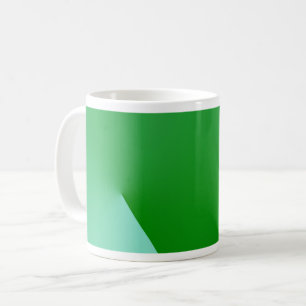 Angles verts Géométrique Mug Abstrait