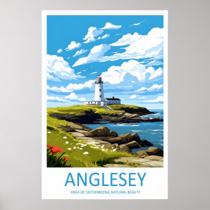 Anglesey Travel Print Wall Art Anglesey Wall
