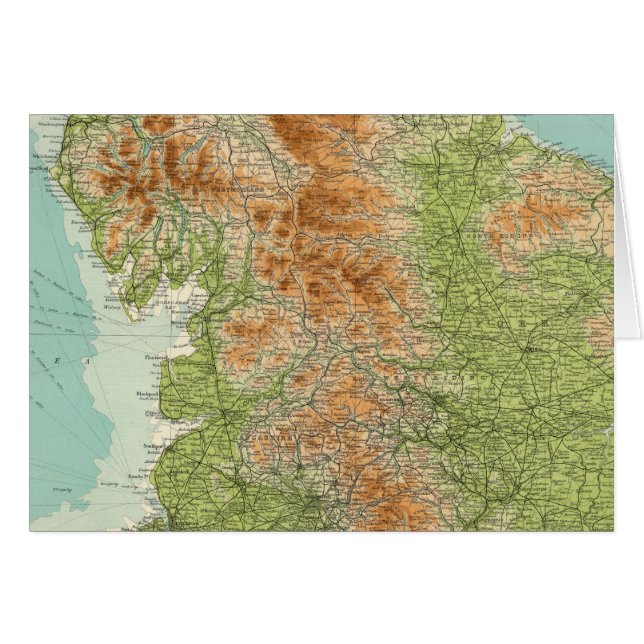 Angleterre et Pays de Galles, section nord (Devant horizontal)