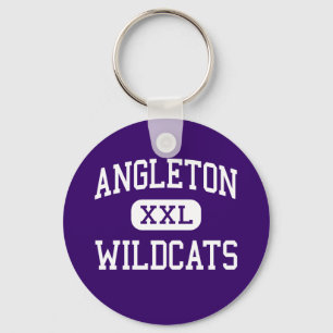Angleton - Wildcats - High School - Angleton Texas Keychain