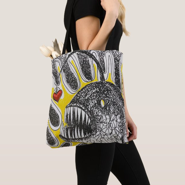 Angling for Love Tote Bag (Close Up)