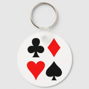 Anglo-American_card_suits Keychain