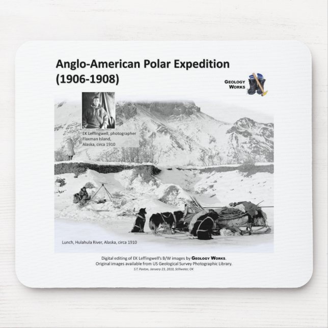 Anglo-American Polar Expedition I - Time for Lunc Mouse Pad (Front)