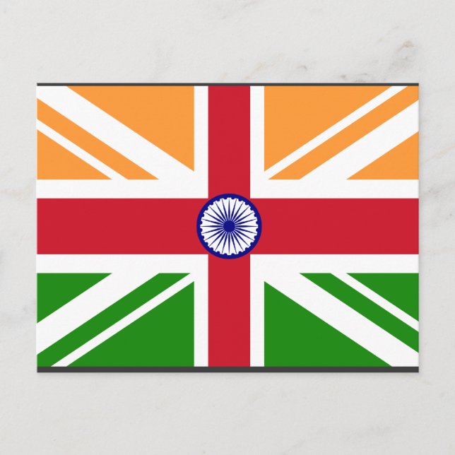 Anglo Indian Indentity, India Postcard (Front)