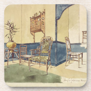 Anglo Japanese style furniture designs by Edward W Coaster