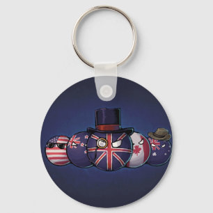 Anglo-Saxon Countryballs Keychain