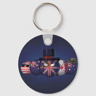 Anglo-Saxon Countryballs Keychain