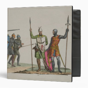 Anglo-Saxon Warriors, plate 14 from 'The History o Binder