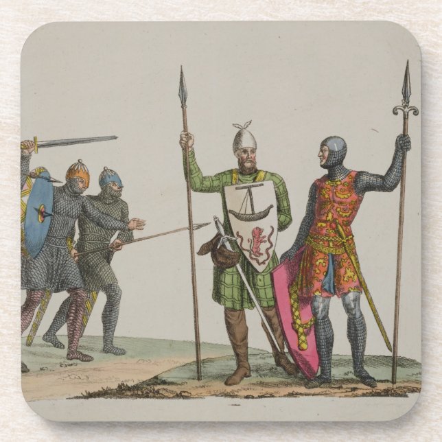 Anglo-Saxon Warriors, plate 14 from 'The History o Coaster (Front)