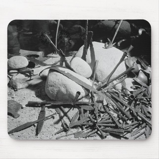 Anglo-Saxon weapons found alongside the Nydam Mouse Pad (Front)