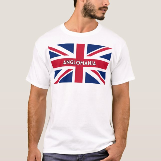Anglomania Men's Basic Medium-Sized T-Shirt (Front)