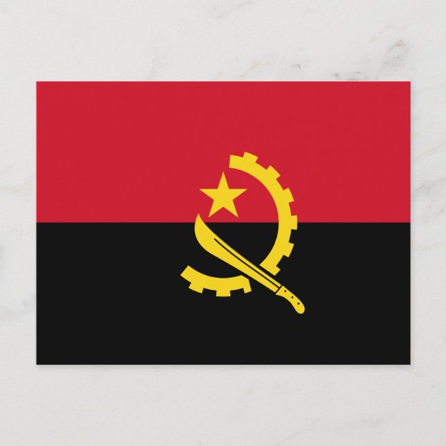 Angola - Angolan Flag Postcard (Front)