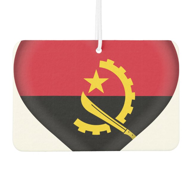 Angola Flag Air Freshener (Front)
