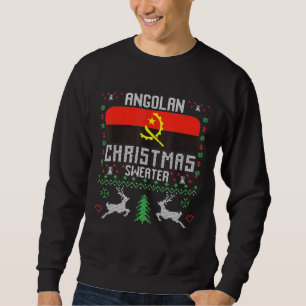 Angola Flag Angolan Christmas Sweater