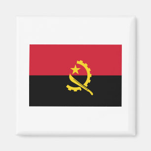 Angola flag AO Magnet
