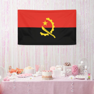 Angola flag banner