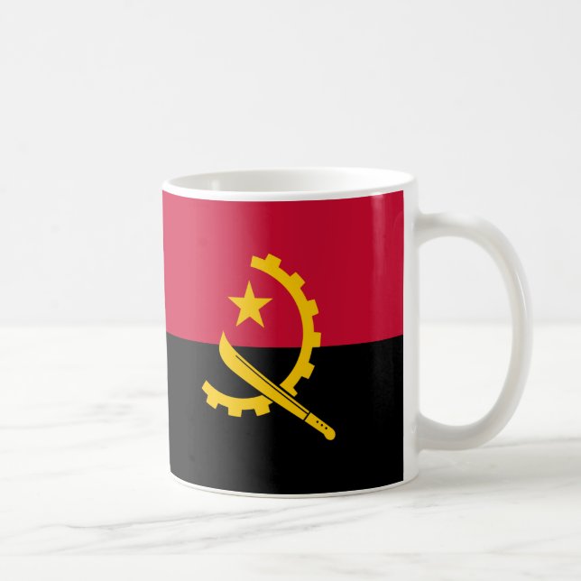 Angola Flag Ceramic Mug (Right)