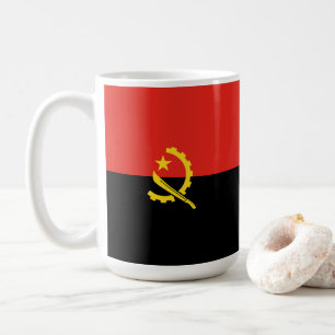 Angola flag coffee mug