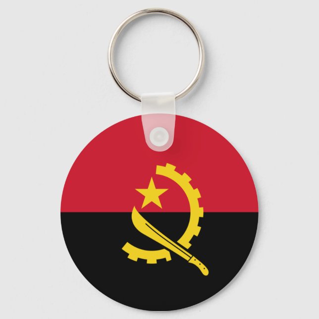 Angola Flag Keychain (Front)