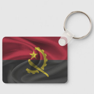 Angola Flag Keychain
