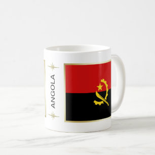 Angola Flag + Map Mug