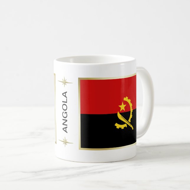 Angola Flag + Map Mug (Front Right)