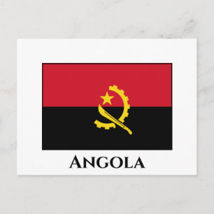 Angola Flag Postcard