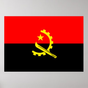 Angola Flag Poster