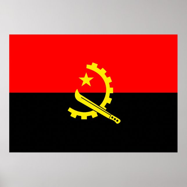 Angola Flag Poster (Front)