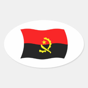 Angola Flag Sticker
