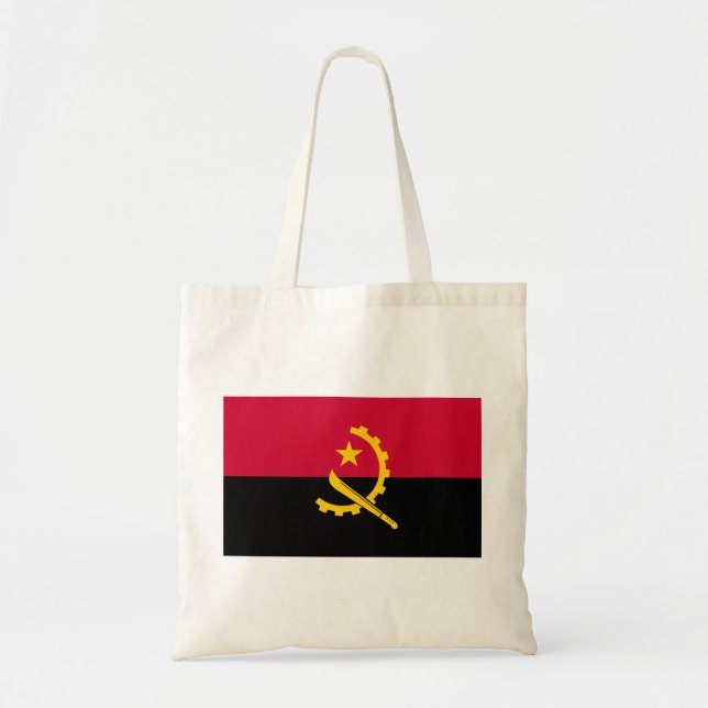 Angola Flag Tote Bag (Front)