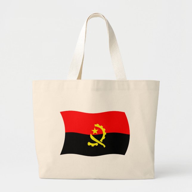 Angola Flag Tote Bag (Front)