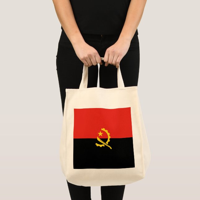 Angola flag tote bag (Front (Product))