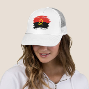 Angola flag trucker hat