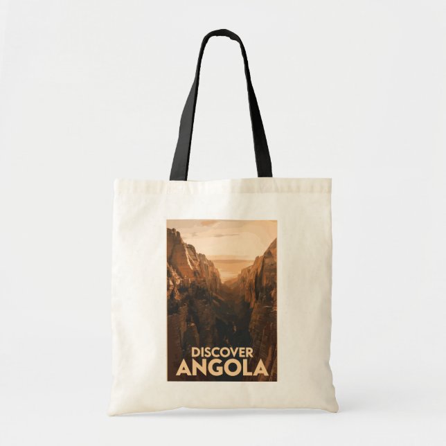 Angola Lubango Travel Art Vintage Tote Bag (Front)