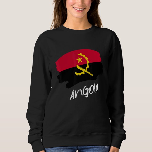 Angolan Flag Angola Sweatshirt (Front)