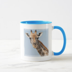 Angolan Giraffe Portrait Mug