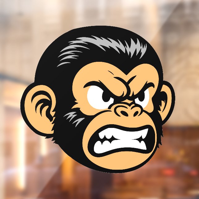 Angry Ape Window Cling (Sheet 2)