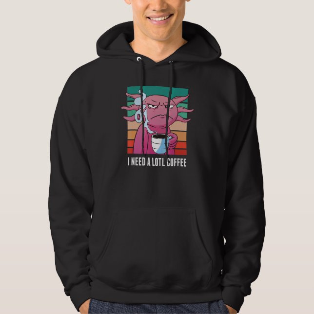 Angry Axolotl Coffee  Tee (Front)