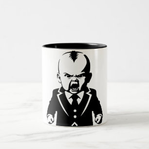 Angry Baby Boss Ceramic Mug Funny Sarcastic Gift